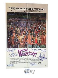 The Warriors Movie Cast Signed w Quotes Original 27x40 Poster Exact Proof ACOA