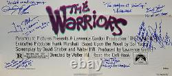 The Warriors Movie Cast Signed w Quotes Original 27x40 Poster Exact Proof ACOA