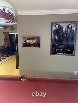 The Witcher Cast Signed Poster Henry Cavill 27x40 WithCOA RARE