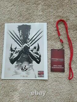 The Wolverine 27x40 Cast Signed Movie Poster #06/50 Hugh Jackman, Stan Lee sign