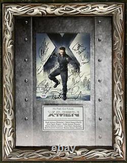 The X-Men Cast Signed Character Names Photo Custom Framed INCREDIBLE PSA DNA