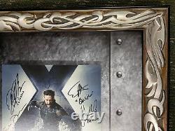 The X-Men Cast Signed Character Names Photo Custom Framed INCREDIBLE PSA DNA