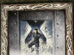 The X-Men Cast Signed Character Names Photo Custom Framed INCREDIBLE PSA DNA