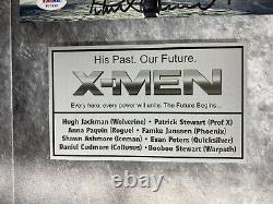 The X-Men Cast Signed Character Names Photo Custom Framed INCREDIBLE PSA DNA