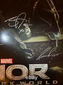Thor The Dark World Cast Signed Movie Poster (Stan Lee)