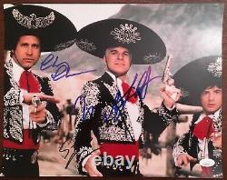 Three Amigos Cast Signed Autographed 11x14 Photo JSA OPIX Martin Chase Short 1
