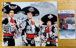 Three Amigos Cast Signed Autographed 8x10 Photo JSA Steve Martin Chase Short