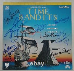 Time Bandits Cast Hand Signed Laserdisc Sean Connery Cleese Duvall Beckett