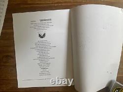 Tom Cruise And Some Cast Signed Mission Impossible Production Handbook COA RARE