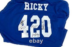 Trailer Park Boys Cast Signed Ricky 420 Hockey Jersey Coa (5 Autos, Mr. Lahey +)