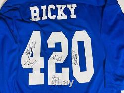 Trailer Park Boys Cast Signed Ricky 420 Hockey Jersey Coa (5 Autos, Mr. Lahey +)