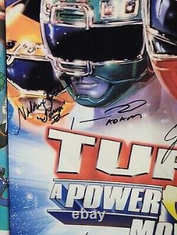 Turbo A Power Rangers Movie Custom Matted & Framed Cast Signed/Autographed Photo
