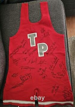 Twin Peaks Cast Signed Autographed Real Prop Wrestling Singlet RARE