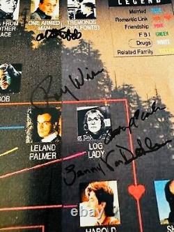 Twin Peaks signed cast goto 11x14 original