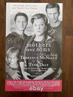 Tyne Daly/Terrence McNally Autographed and Cast Broadway's Mothers and Sons
