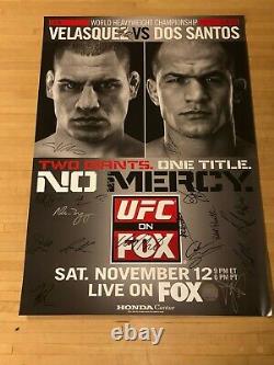 UFC on Fox 1 cast signed 27x41 Original 1 sheet poster UFC SBC