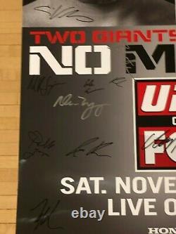 UFC on Fox 1 cast signed 27x41 Original 1 sheet poster UFC SBC