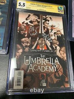 Umbrella Academy Apocalypse Suite 1 Cgc 5.5 Cast Signed Tom Hopper & Justin Min