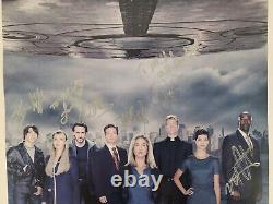 V Cast Signed Autographed 17x11 Original ABC WB Poster Elizabeth Mitchell +10
