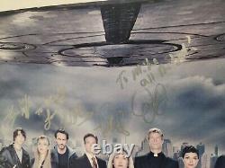 V Cast Signed Autographed 17x11 Original ABC WB Poster Elizabeth Mitchell +10