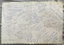 VICTOR BUONO, STROTHER MARTIN AND MORE Hand Signed Autographed CAST WithCOA