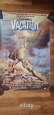Vacation Original Rolled Movie Poster Signed By Cast 1983
