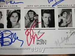 Val Kilmer Signed Photo Cast Signed Prince Of Egypt Promo Michelle Pfeiffer COA