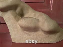 Vincent Glinsky Reclining Nude 11 Hand Cast White Foundry Stone Sculpture