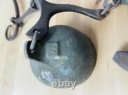 Vintage Bronze Cast Wind Chime Bell And Bracket RICHARD FISHER U. S. Bells Signed