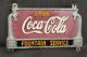 Vintage Drink Coca Cola Fountain Service Solid Cast Iron Sign