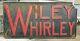 Vintage Wiley Whirley Cranes Port Deposit, Md Cast Iron Plaque Sign 96 Lbs 45x22