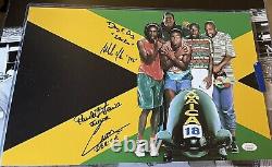 WOW Cool Runnings Cast Autographed Signed 11x17 Photo JSA COA John Candy