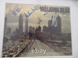 Walking Dead Poster Signed by 11 Cast Members