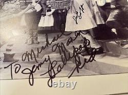 Wizard Of Oz The Munchkins Signed 8x10 Photo 9 Cast Member Signatures. Amazing