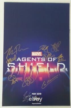 WonderCon 2019 EXCLUSIVE Agents of Shield signed poster by cast & producer X 10