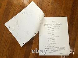 Wynonna Earp Cast Autographed Script Earpers Melanie Scrofano Kat Barrell
