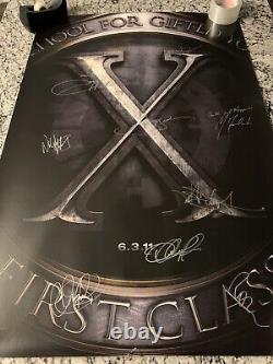 X-Men First Class Cast Signed Original Double-Sided 27x40 Premiere Poster