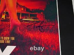 X Movie 2022 Cast Signed X2 Autographed 12x18 Photo Poster Ti West & M Henderson