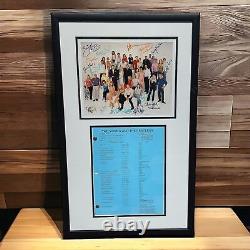 Young and the Restless 2004 Script Cast Autographed Photo Custom Frame Vintage