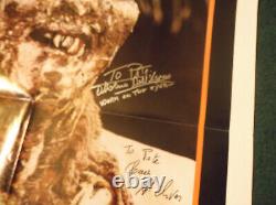 Zombie Original One Sheet 1979 Signed by Four Cast Members