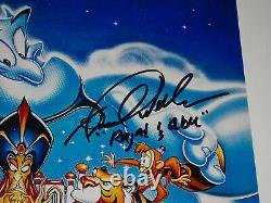 1992 Aladdin Disney Cast Signé Autographié X4 12x18 Affiche De Photo Weinger Larkin