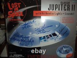 1998 Trendmasters Perdus Dans L'espace Jupiter 2 Signé Par 4 Membres Cast En Personne