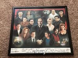 2001 The Sopranos Print Art #97 Of 500 Signed By Cast