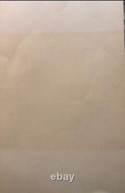 AFFICHE COLLECTIBLE FRAMÉE SIGNÉE DU CAST ORIGINAL BROADWAY DE RARE RENT Musical
