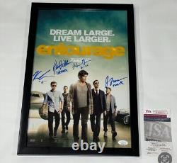 AFFICHE DE FILM ENTOURAGE 11x17 SIGNEE PAR LE CAST GRENIER CONNOLLY DILLON FERRARA JSA COA