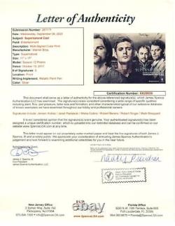 Affiche 11X17 signée par le casting de Supernatural avec 6 autographes d'Ackles JSA XX29659