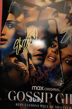 Affiche Autographiée Cast- Gossip Girl 2021 Tv Series 13x19 + Coa