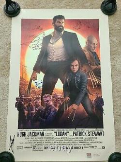 Affiche De Cinéma Signée Logan 27x40 Cast (hugh Jackman, Stan Lee Signée)