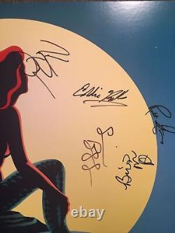 Affiche De La Carte De Fenêtre Little Mermaid Signée Autographiée Par Original Broadway Cast