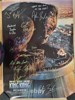 Affiche King Kong signée par le casting, Black, Brody, Peter Jackson 27 x 40